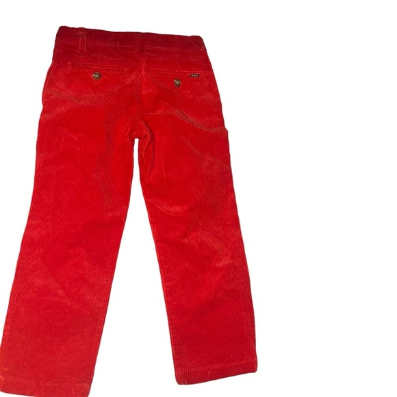 New Ralph lauren polo red corduroy pants size 4T holiday - Picture 2 of 4